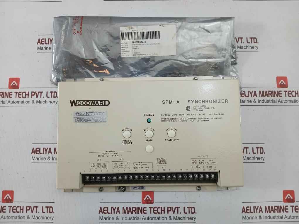 Woodward Spm-a Synchronizer 9905-001 L 50/60 Hz