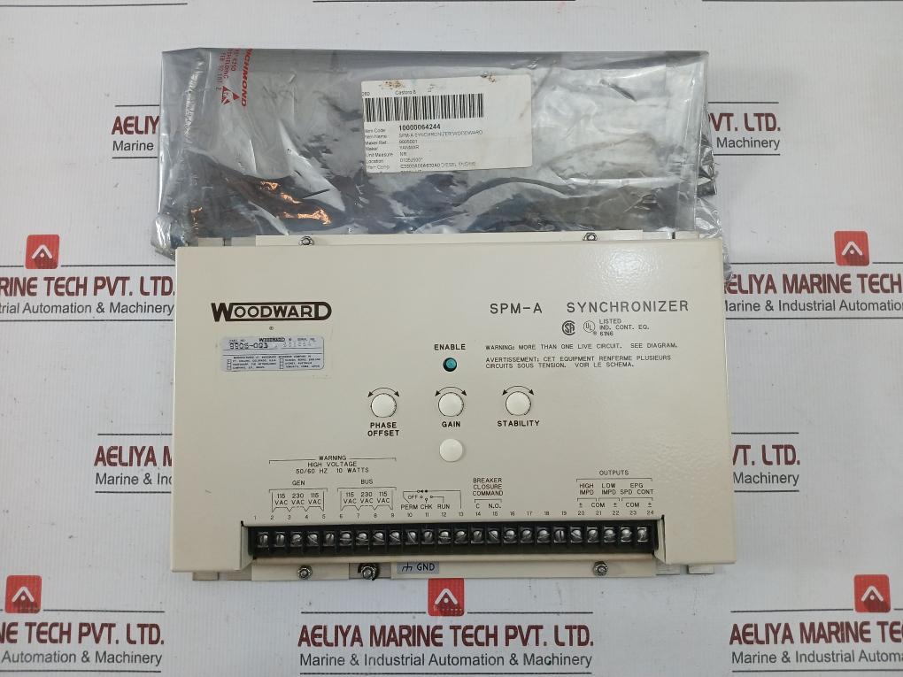 Woodward Spm-a Synchronizer 9905-001 L 50/60 Hz