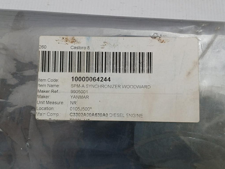 Woodward Spm-a Synchronizer 9905-001 L 50/60 Hz