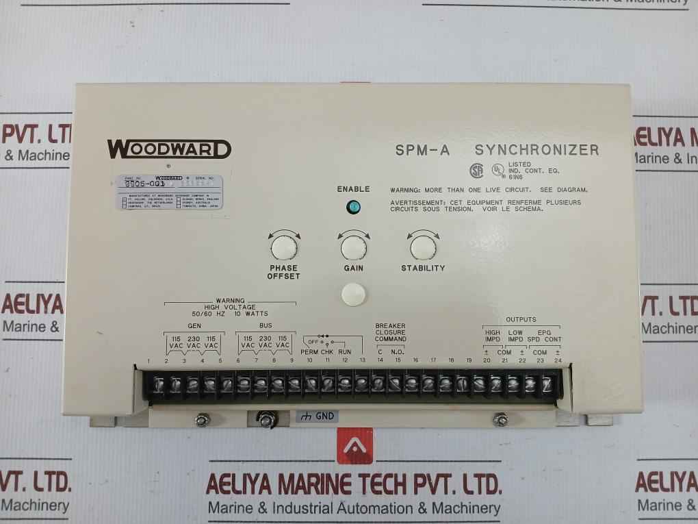 Woodward Spm-a Synchronizer 9905-001 L 50/60 Hz
