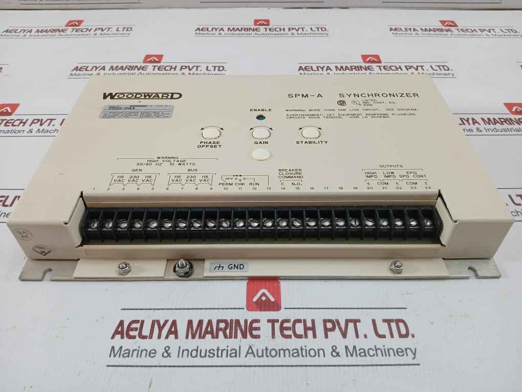 Woodward Spm-a Synchronizer 9905-001 L 50/60 Hz