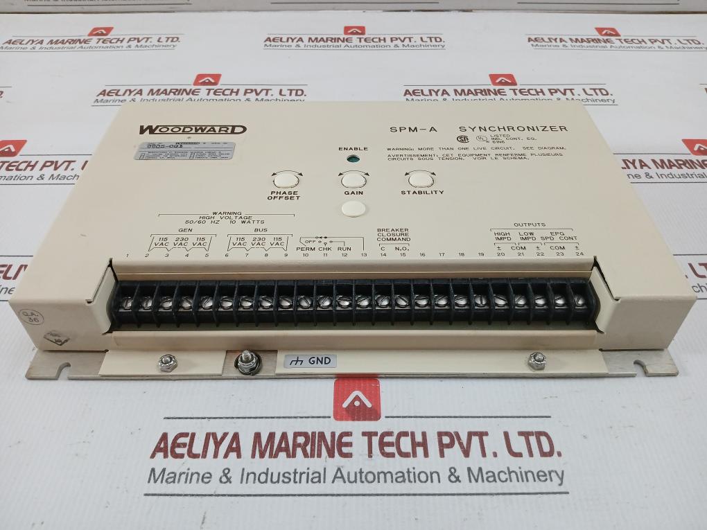 Woodward Spm-a Synchronizer 9905-001 L 50/60 Hz