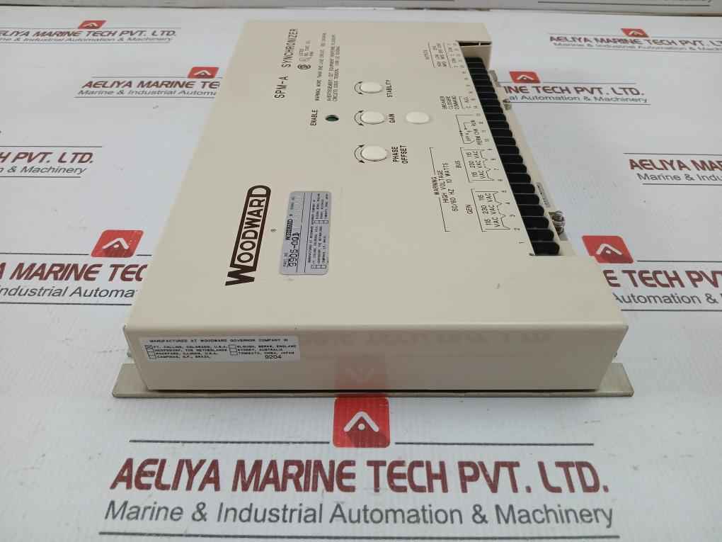Woodward Spm-a Synchronizer 9905-001 L 50/60 Hz