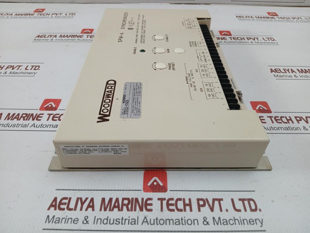 Woodward Spm-a Synchronizer 9905-001 L 50/60 Hz