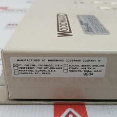 Woodward Spm-a Synchronizer 9905-001 L 50/60 Hz