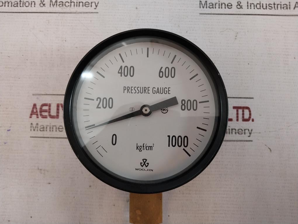 Woojin Ksb5305 Pressure Gauge 0-1000 Kgf/Cm2 1.5