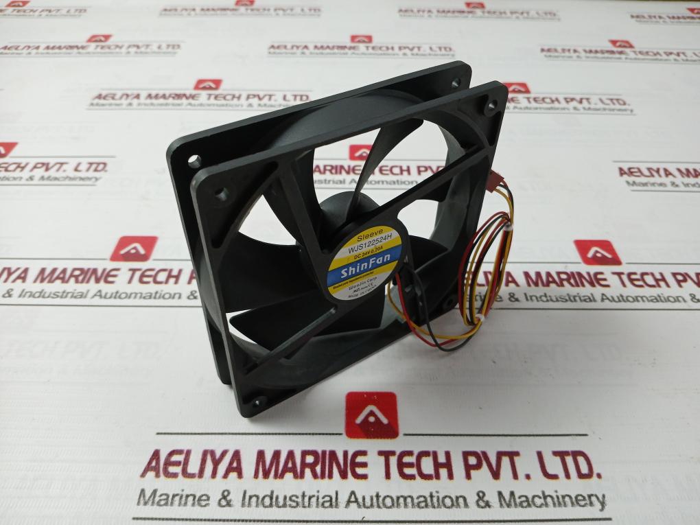 Woojin Wjs122524H Impedance Protected Cooling Fan Dc 24V 0.20A