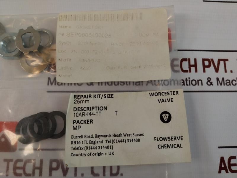 Worcester 10Ark44-tt Valve Repair Kit 25Mm Sep0005400028