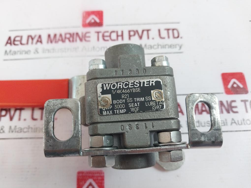 Worcester 1/4 K466ybse R21 Socket Weld Stainless Steel Ball Valve 3000 Cwp 11390