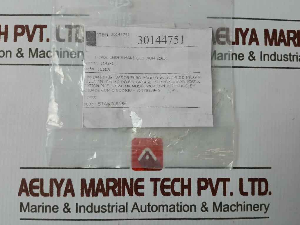 Worldwide 2145-1 Grease Fitting Subapplication Pipe Elevator Model