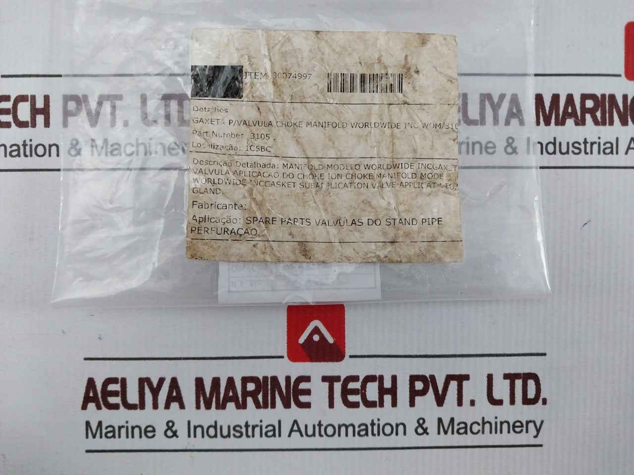 Worldwide 3105 Choke Manifold Valve Gland Gasket R0