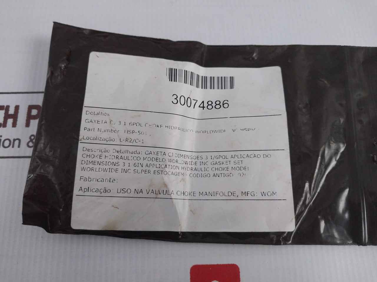 Worldwide Hsp-501 Gasket Set – Hydraulic Choke Model Adjustable Choke M3088