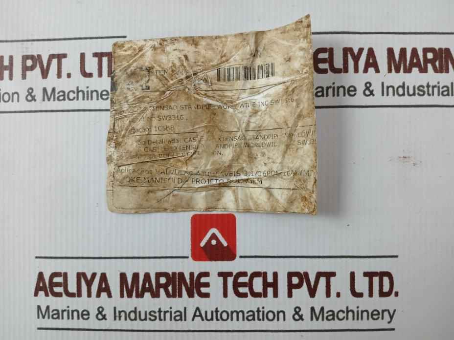 Worldwide Sw-3316 Bonnet Extension Standpipe For 3-1/16 10M Choke Valve M59517-2