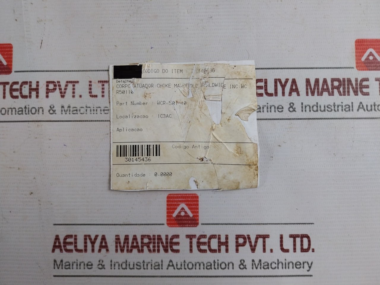 Worldwide Wcr-501-10 Choke Manifold Assembly M46826-2