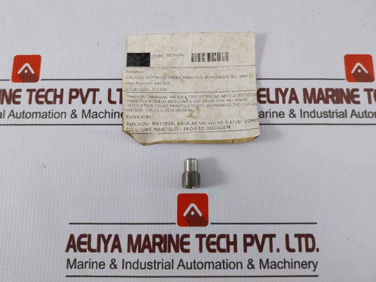 Worldwide Wm-931 Internal Check Valve Assembly - 30074984