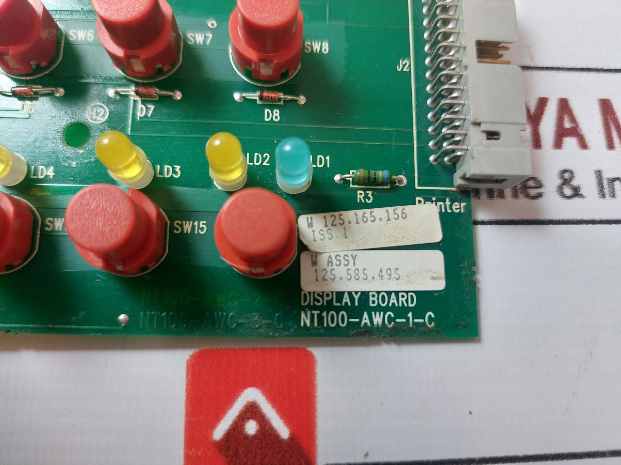 Wormald Nt100-awc-1-c Display Board Nt100-awc-2-c/3-c/5-c