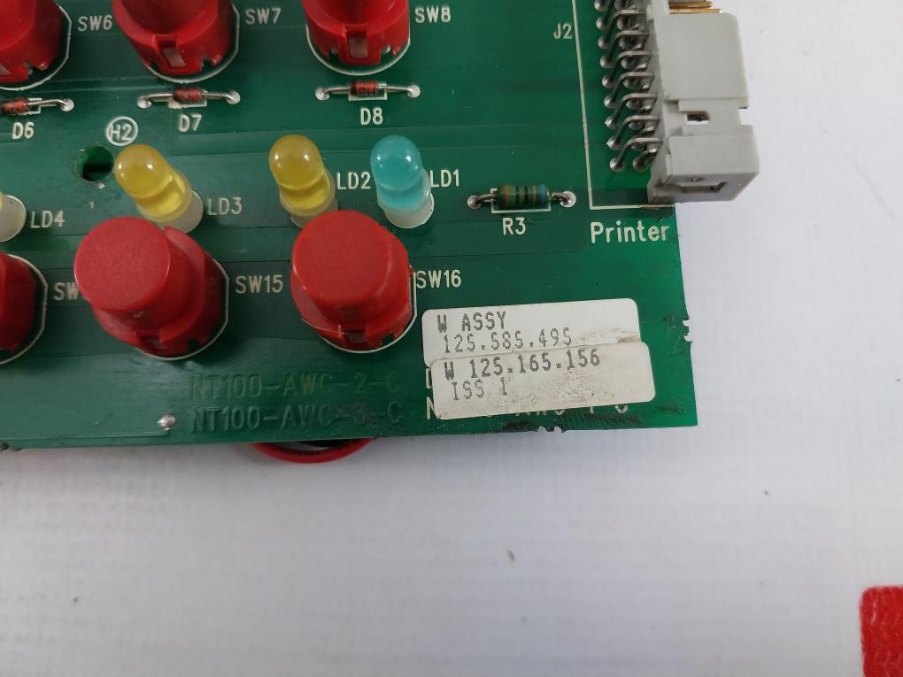 Wormald Nt100-awc-1-c Display Board Nt100-awc-2-c/3-c/5-c