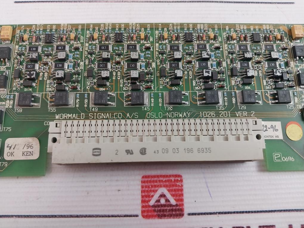 Wormald Signalco 1026.201 Ver. 2 Printed Circuit Board