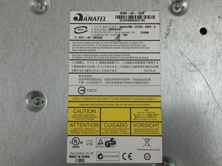 Ws-c3750-48Ps-s-48-port-Fast-Ethernet-Power-Over-Switch-100-240V-50-60Hz-Cisco-210109-14