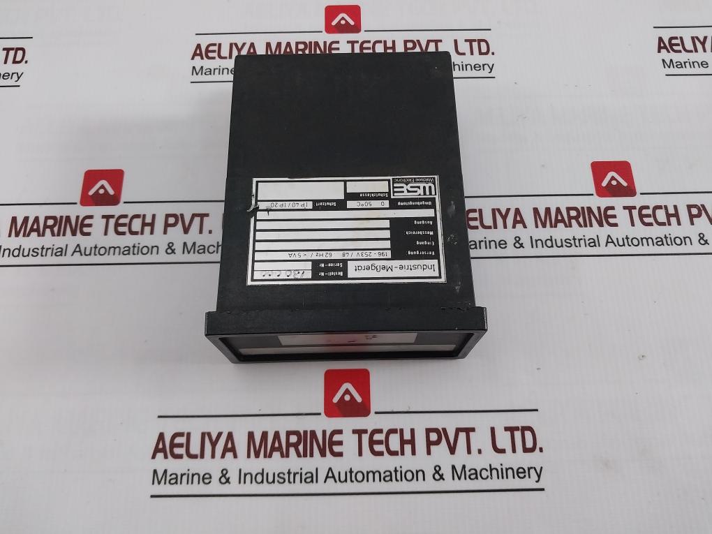 Wse 130000 Industrial Measuring Device 196-253V/48-62Hz 0…50°C 230Vac Ip40/Ip20