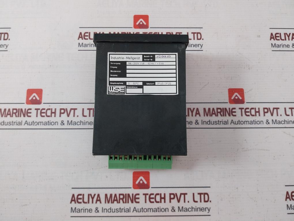 Wse 130010 Build-in Measuring Device 196-253V/48-62Hz 0-50C Ip40/Ip20 24V 230Vac