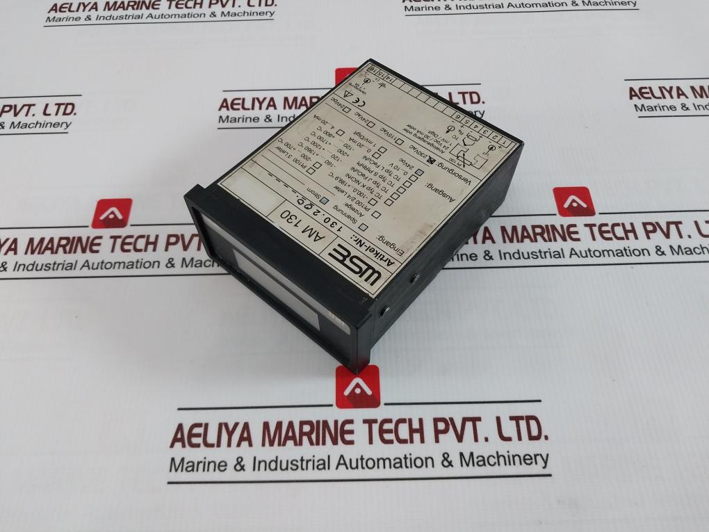 Wse Am 130 Panel Meter 130.200 24Vdc/30Ma 230Vac Pt 100 1Mv/Digit