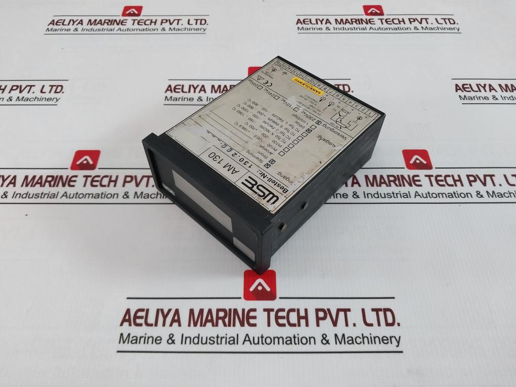 Wse Am 130 Panel Meter 130.200 24Vdc/30Ma 230Vac Pt100 5Vdc/20Ma 7Va
