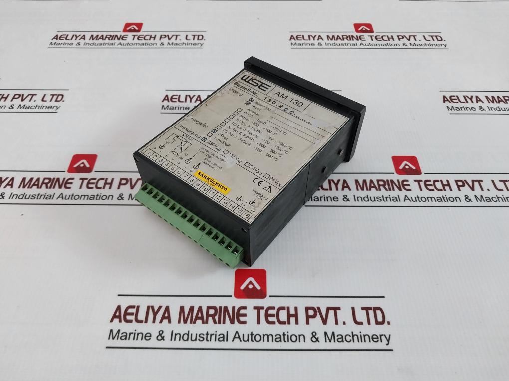 Wse Am 130 Panel Meter 130.200 24Vdc/30Ma 230Vac Pt100 5Vdc/20Ma 7Va