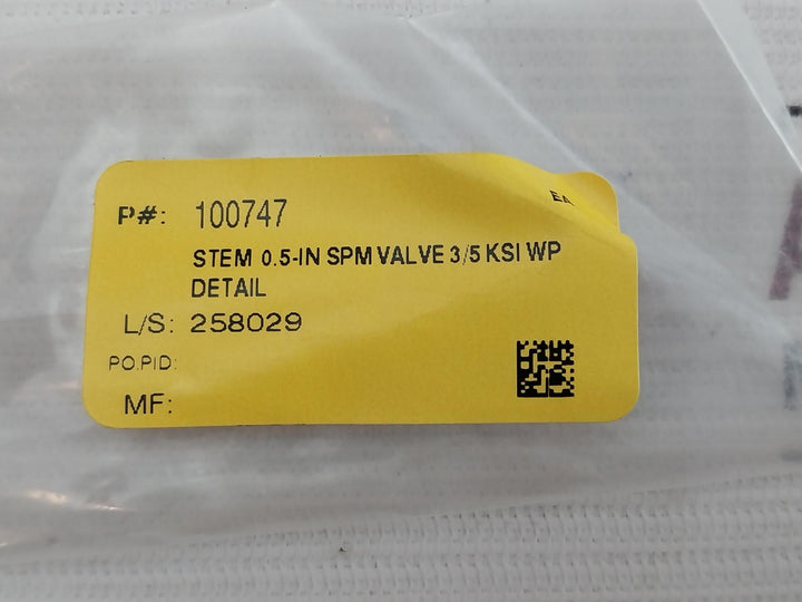 Wsi 100873 Spm Nut Piston Stem Valve Kit 100742-e Y11035 Ung-2Bf Rev.B