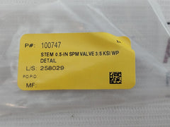 Wsi 100873 Spm Nut Piston Stem Valve Kit 100742-e Y11035 Ung-2Bf Rev.B