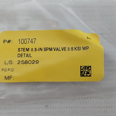 Wsi 100873 Spm Nut Piston Stem Valve Kit 100742-e Y11035 Ung-2Bf Rev.B