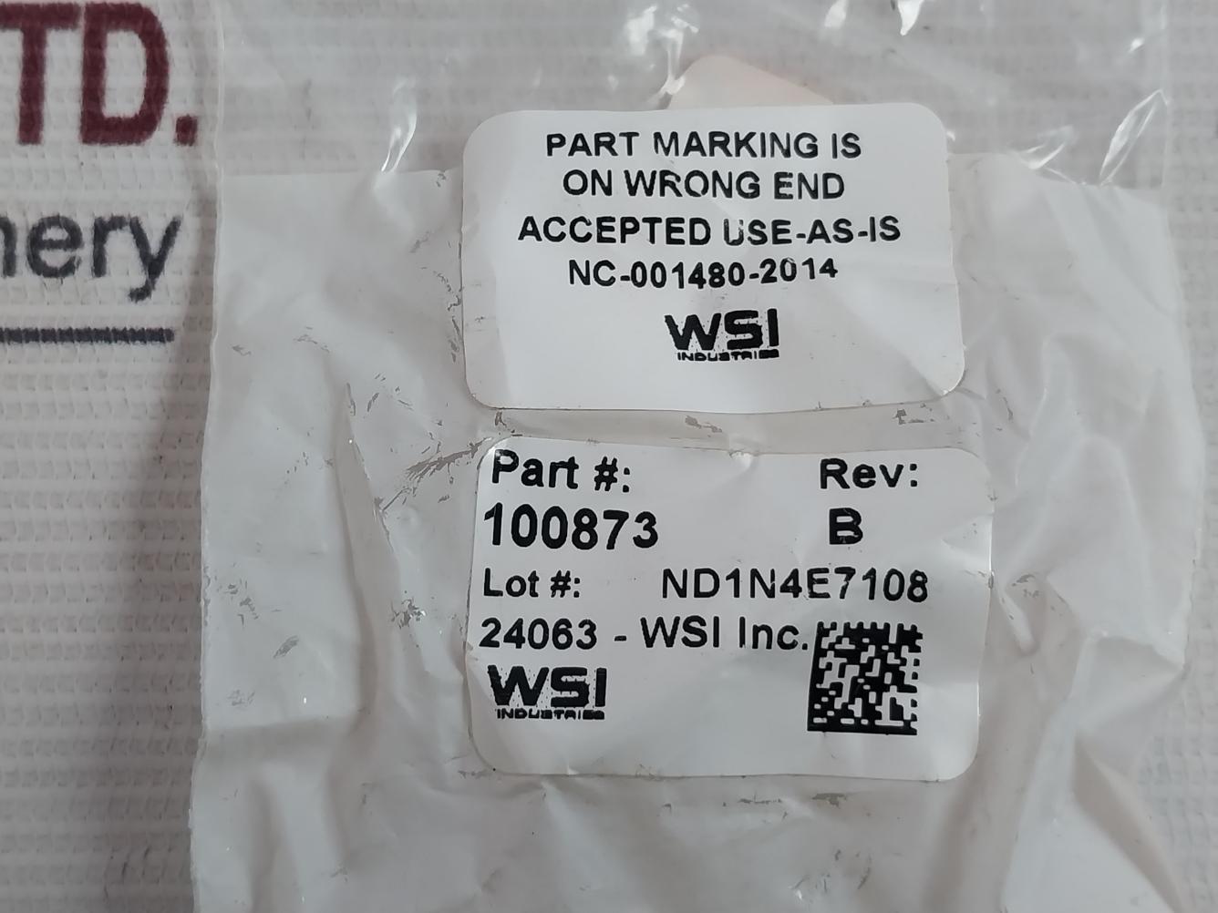 Wsi 100873 Spm Nut Piston Stem Valve Kit Y11035 Rev.B N02918 0.5-in