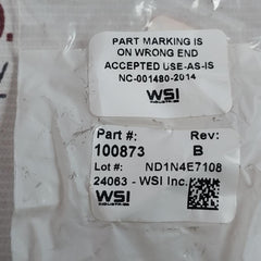 Wsi 100873 Spm Nut Piston Stem Valve Kit Y11035 Rev.B N02918 0.5-in