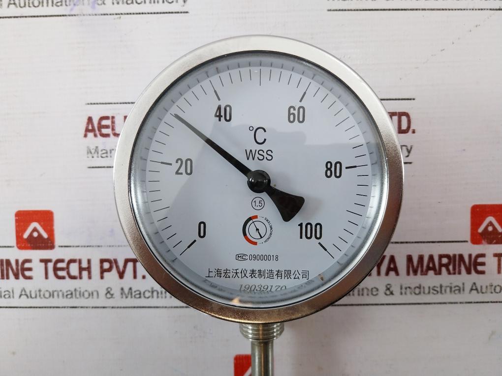 Wss 0-100°c Thermometer By Shanghai Hongwo Mc 09000018