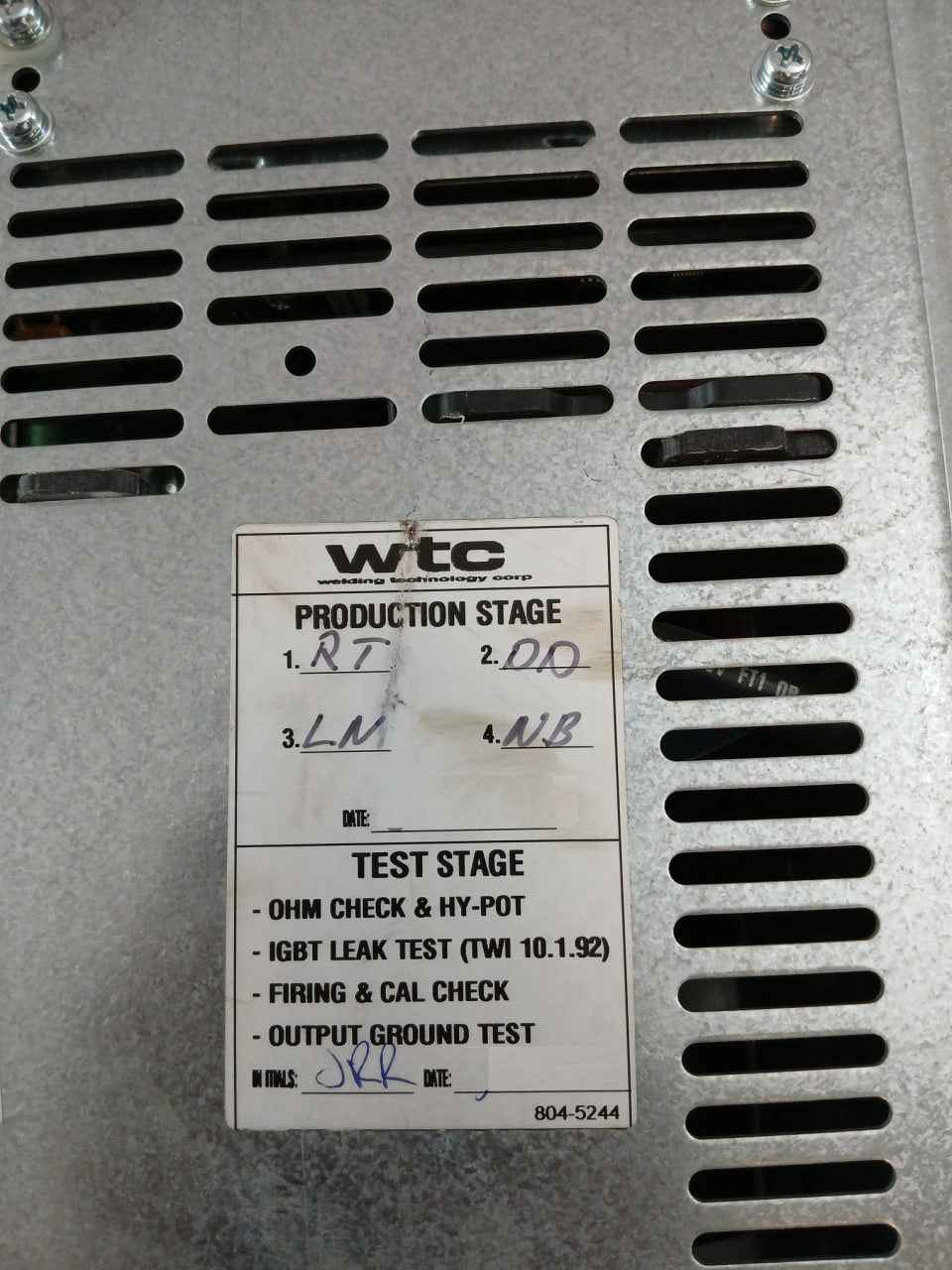 Wtc 902-1301R Gen6 Mfdc Inverter 350-500 Vac G07311-00-18 480V