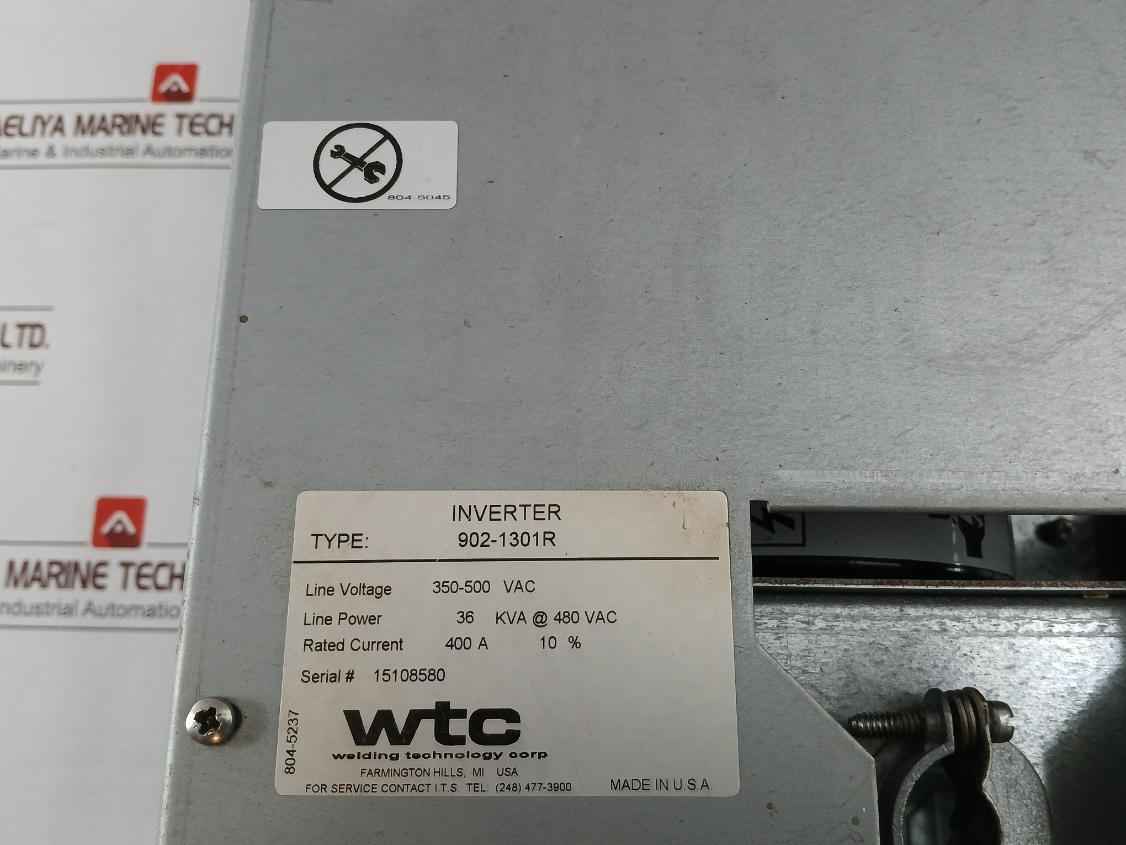 Wtc 902-1301R Gen6 Mfdc Inverter 350-500 Vac G07311-00-18 480V