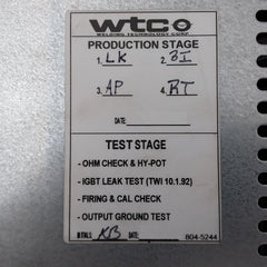 Wtc 902-1300Rvr Mfdc Inverter 350-500 Vac 917-0200Vr