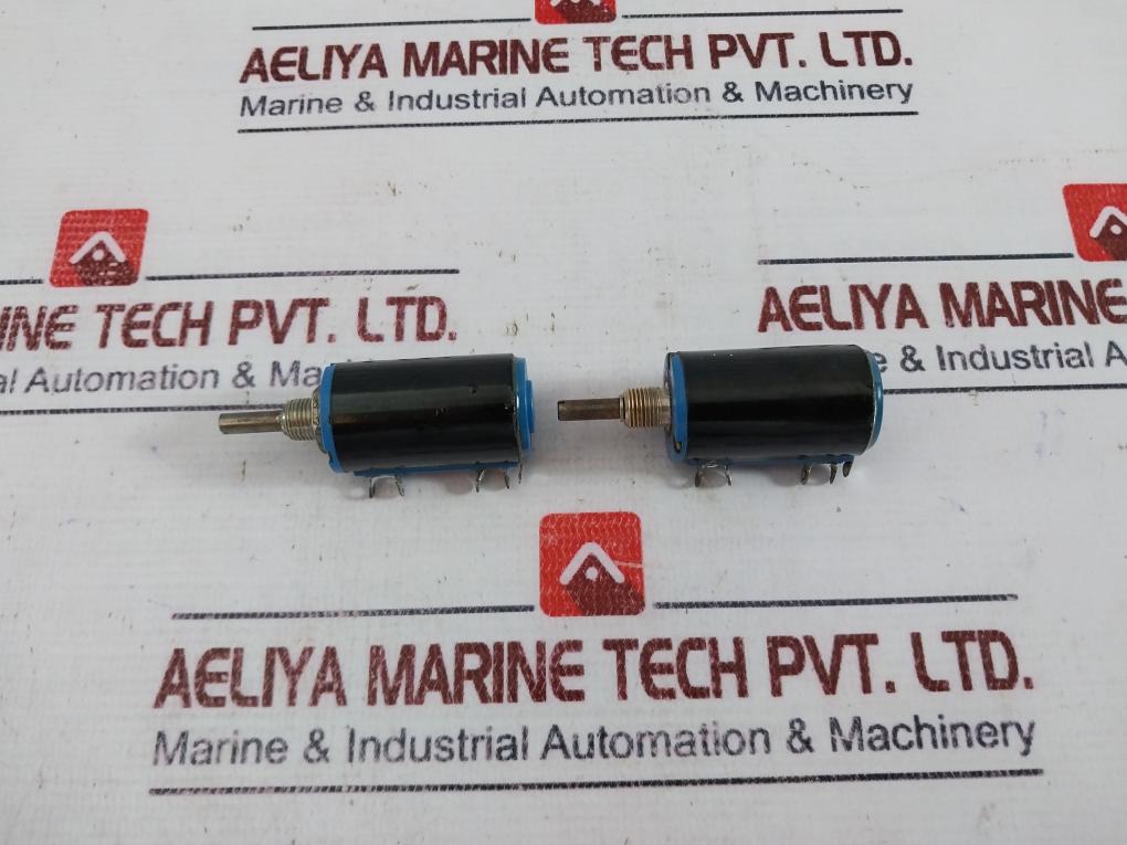Lot Of 2x Wxd3-13 Precision Multi-turn Wire-wound Potentiometer
