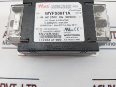 Wyes Wyfs06T1A Noise Filter 250Vac 6A 50/60Hz