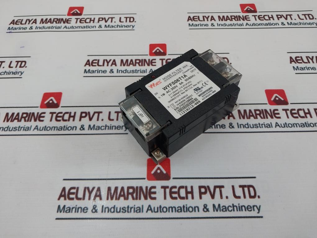 Wyes Wyfs06T1A Noise Filter 250Vac 6A 50/60Hz