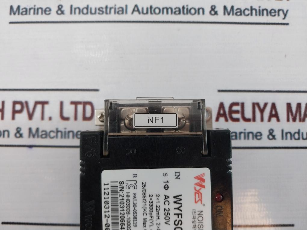 Wyes Wyfs06T1A Noise Filter 250Vac 6A 50/60Hz