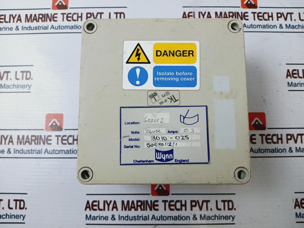 Wynn 3010-025 3 Phase Motor Controller 24 Vdc Ip66