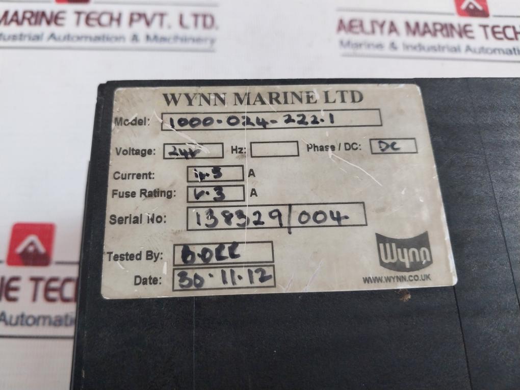 Wynn Marine 1000-024-222-1 2 Way 24V Dc Wiper Controller