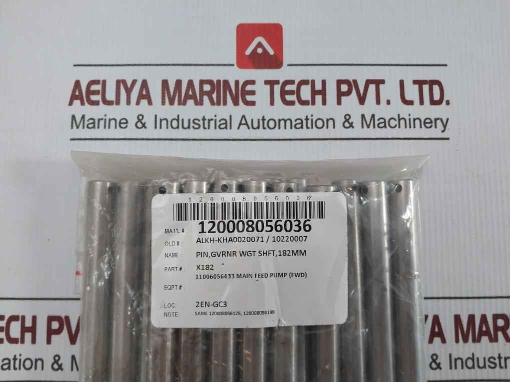 X182 Pin,Gvrnr Wgt Shft,182Mm