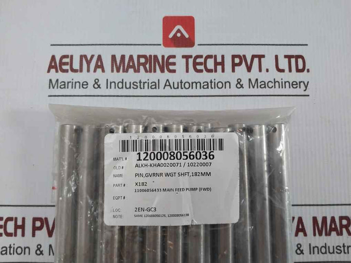 X182 Pin,Gvrnr Wgt Shft,182Mm