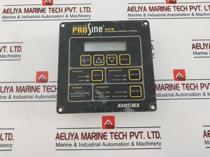 Xantrex Prosine Remote Display Inverter Charger Panel