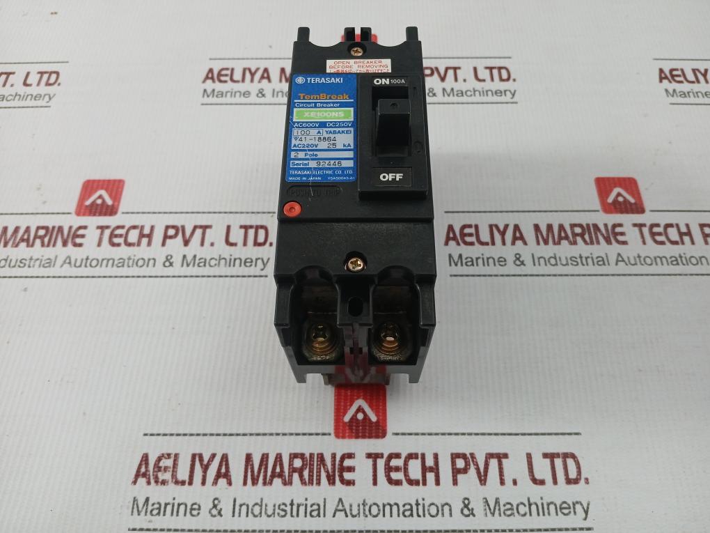 Xe100ns-Circuit-Breaker-By-Terasaki-Dc250v-100a-2-Pole-2