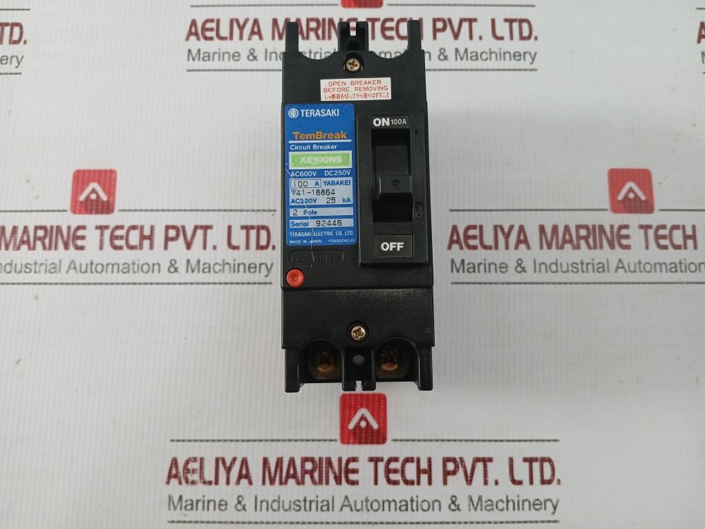 Xe100ns-Circuit-Breaker-By-Terasaki-Dc250v-100a-2-Pole-4