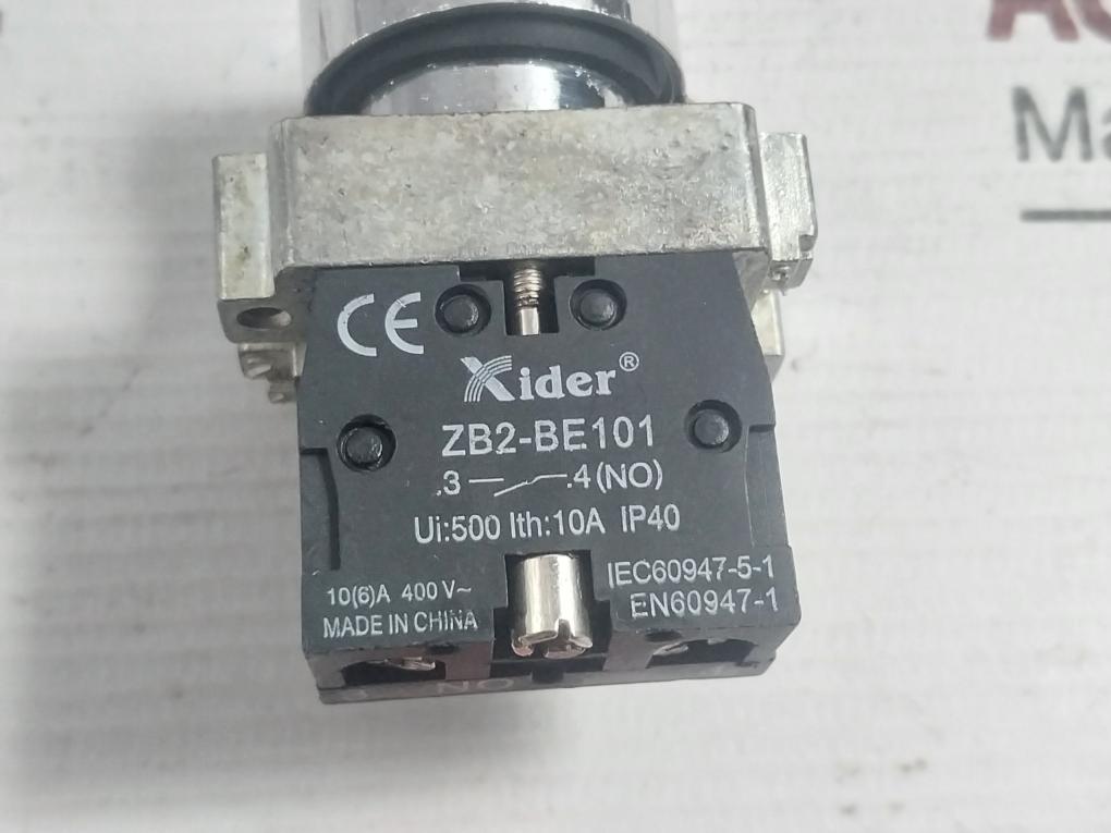 Xider Pushbutton Switch 10A Zb2-be101 400V