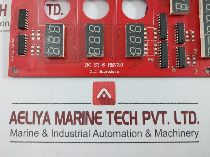 Xlc Microsova Numeric Display Interface Board Rc-s2-6